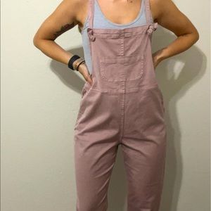 Lavender overalls